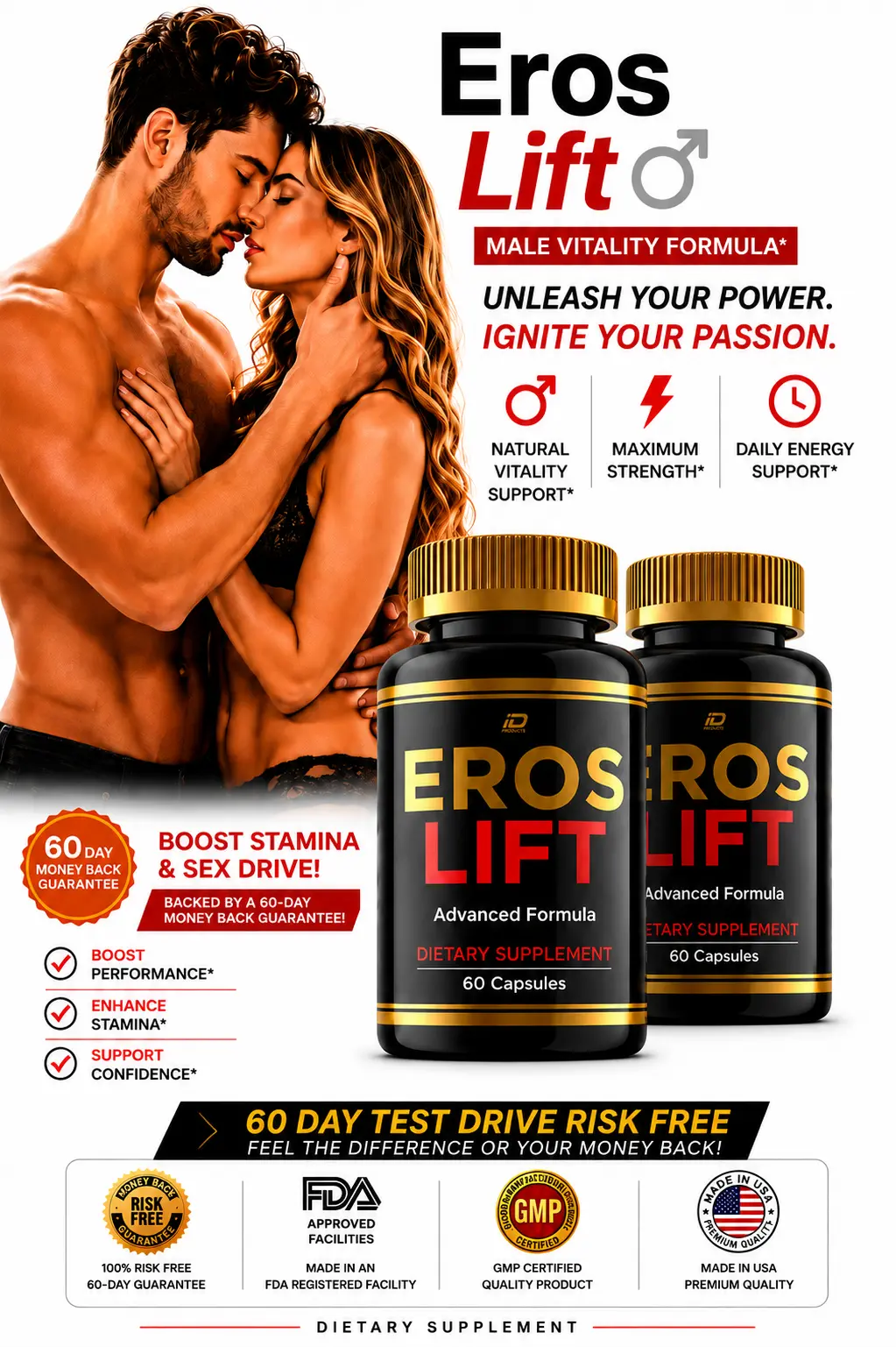 ErosLift Men's Vitality Supplement